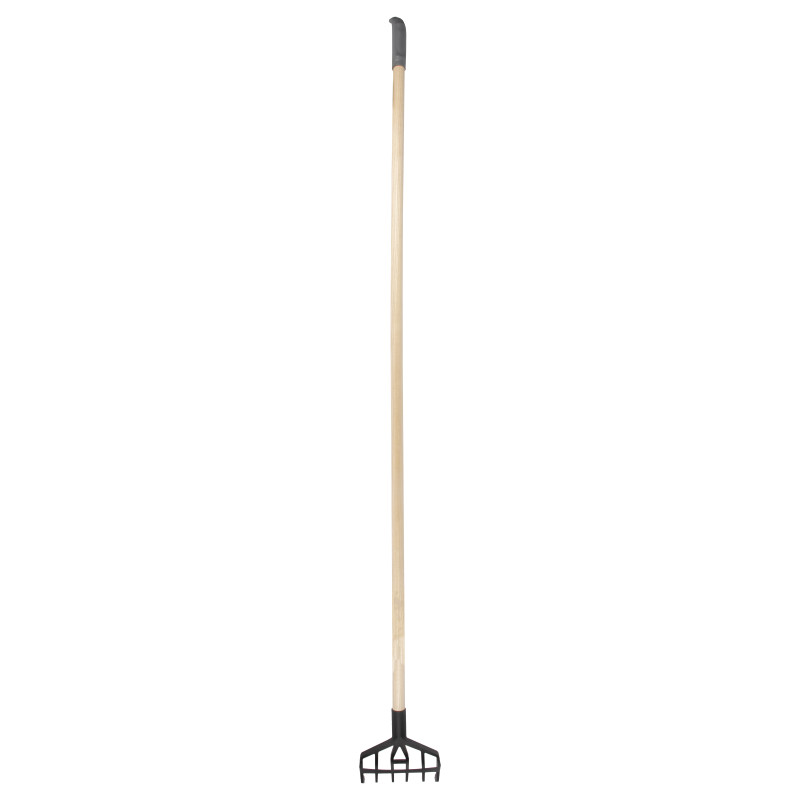 Râteau 2-en-1 avec houe et manche en bois 160 cm AVR TOOLS