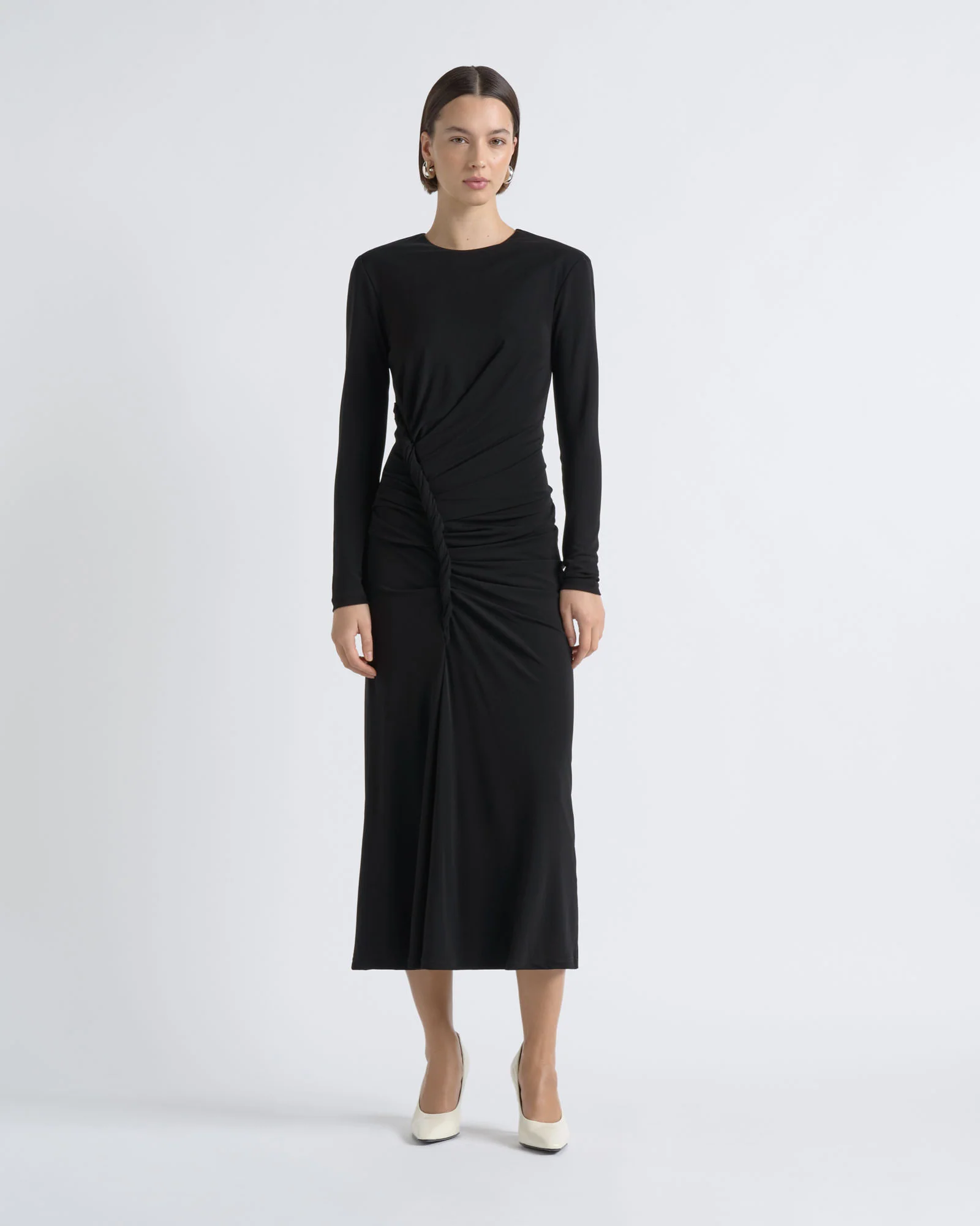 Twist Midi Dress