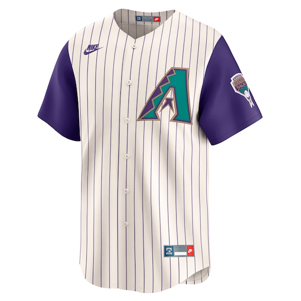 Luis Gonzalez Arizona Diamondbacks Nike Throwback Cooperstown Collection Limited Jersey - Cream