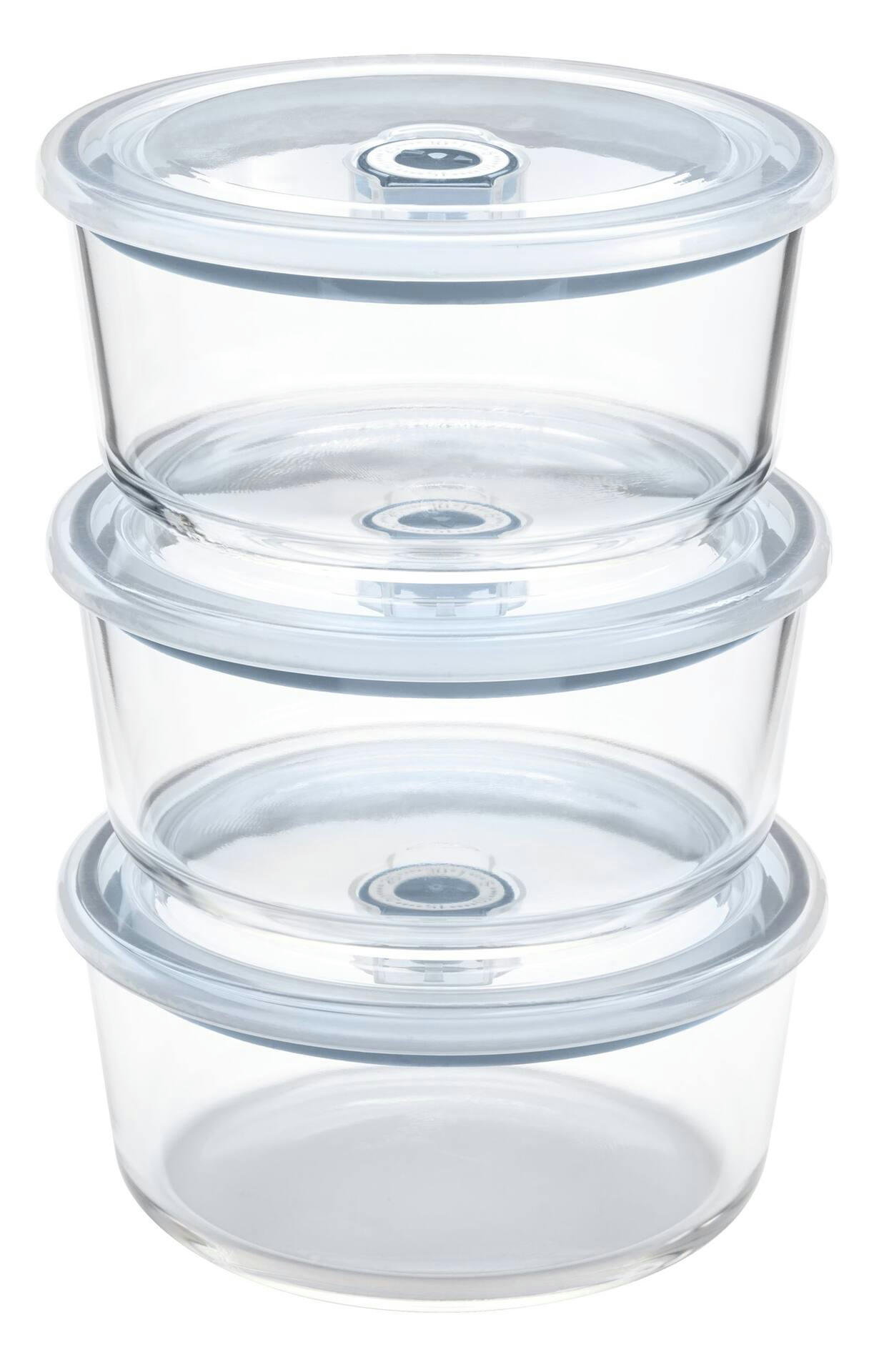 Vida by PADERNO Glass Food Storage Set, 4-Cup, 6-pc
