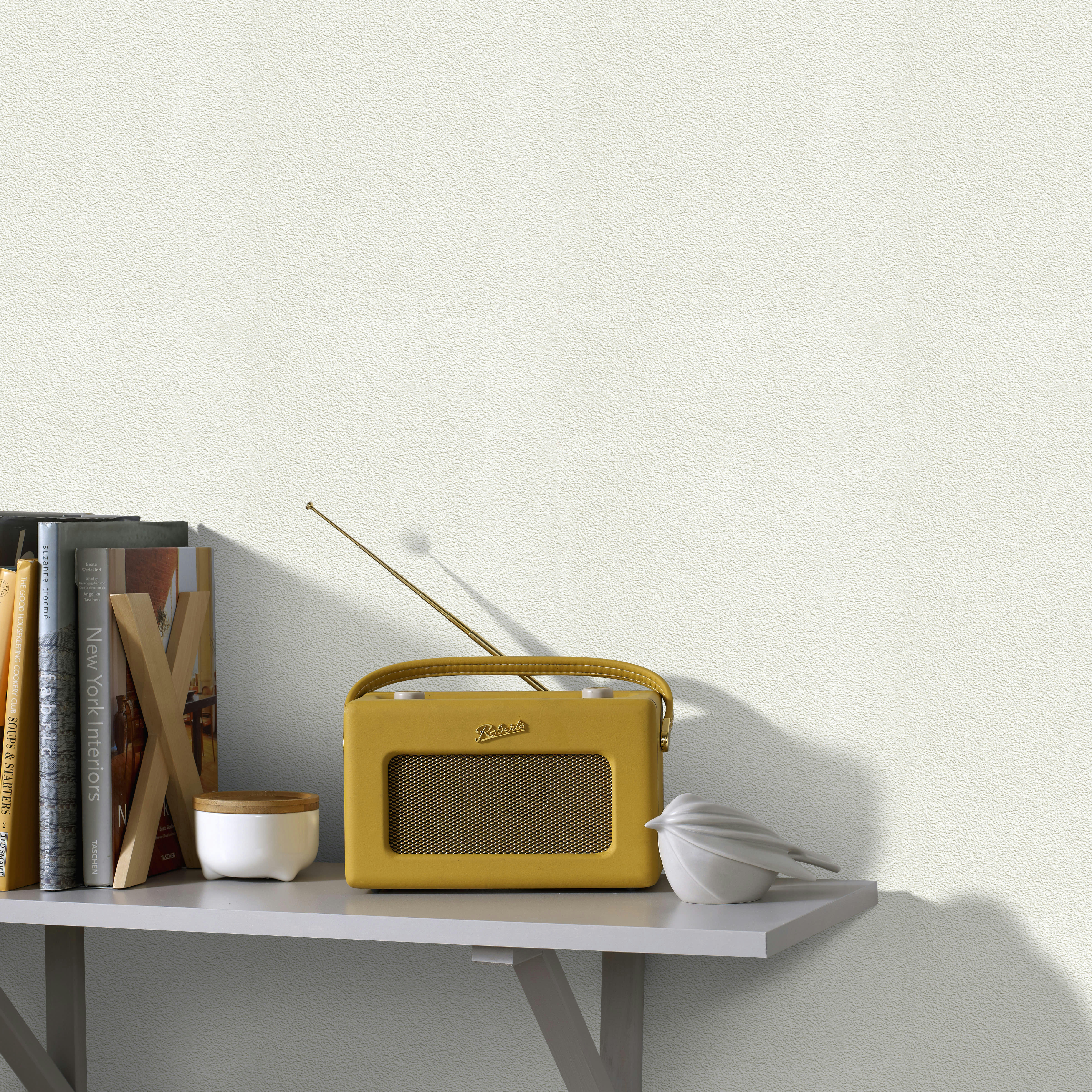 - papier peint grain uni blanc 1500x52cm