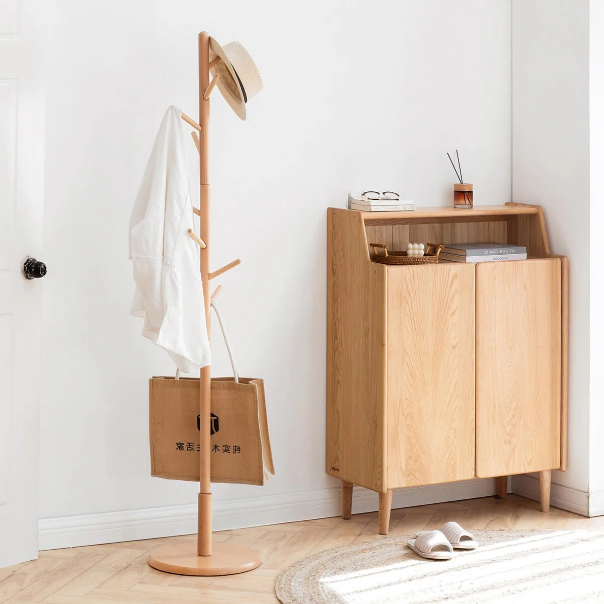 66.93 inch Coat Rack with Hooks