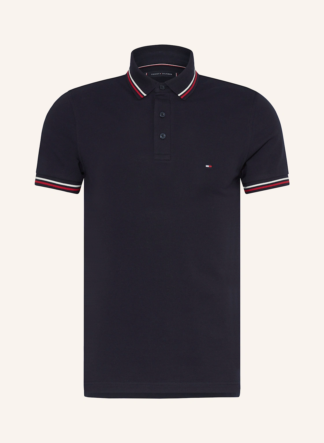 TOMMY HILFIGER Pique-Poloshirt TIPPED Slim Fit