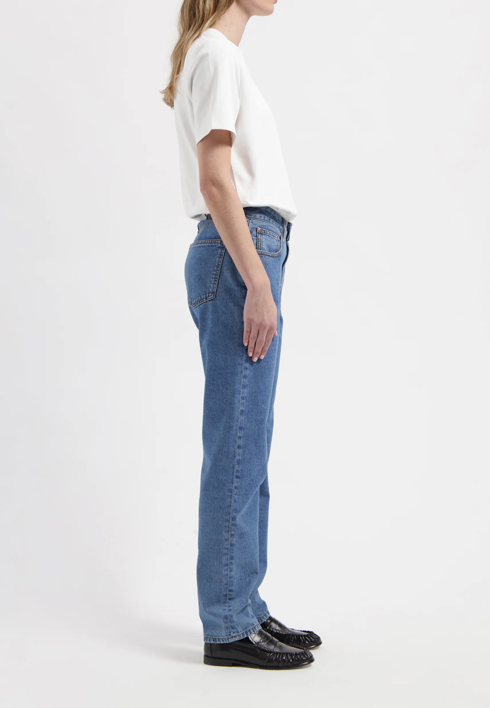 Go Mid Straight - Stone Vintage