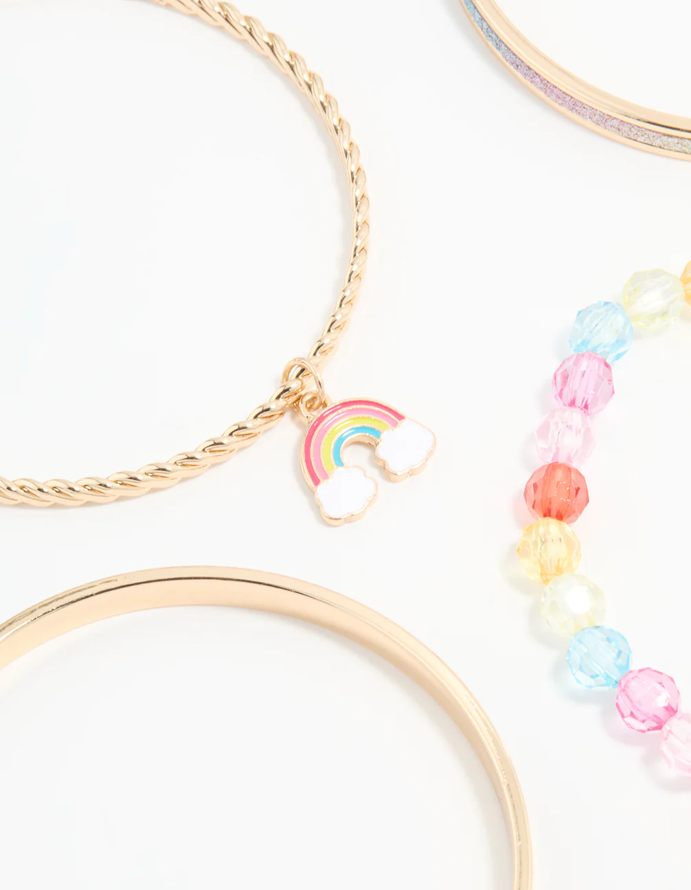 Kids Gold Bangles 5-Pack