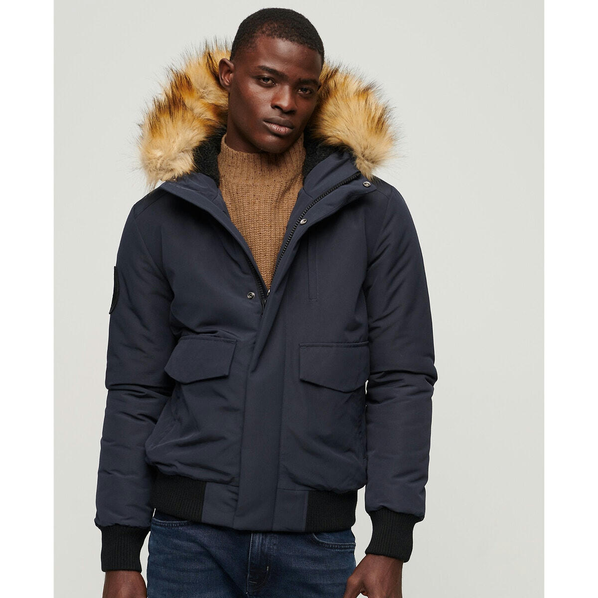 Bomber rembourré à capuche Everest