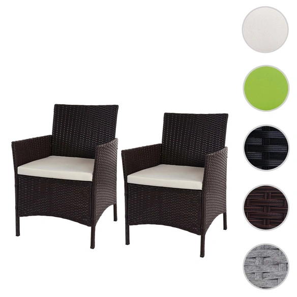 Gartenbank »MVG-HA028«, BxHxT: 154 x 82 x 60, 3-Sitzer, grau, mit Sitzkissen