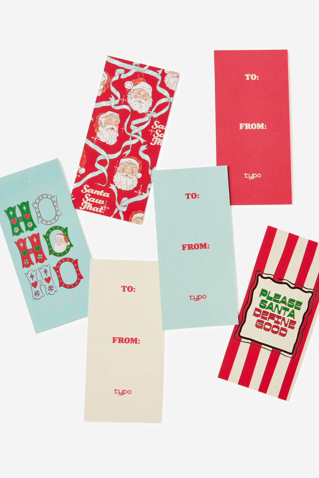 Assorted Mini Gift Tag 6Pk