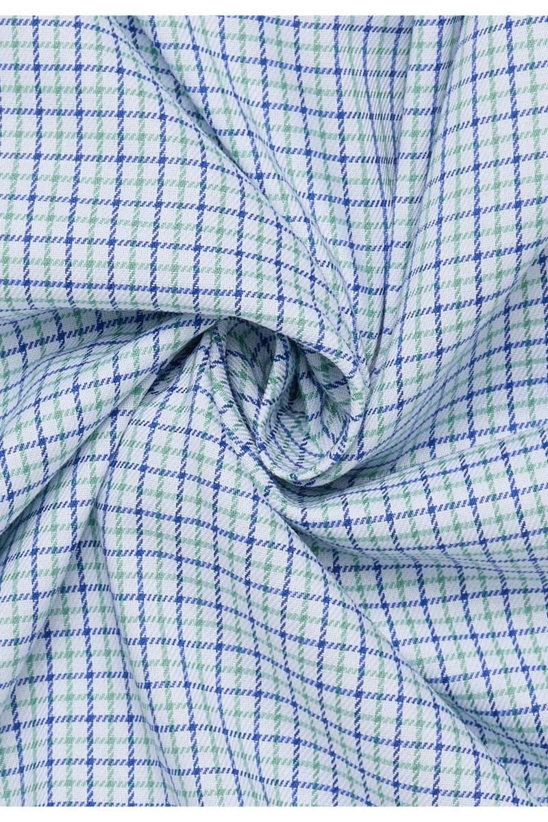 ETERNA Comfort Fit Hemd grün/blau, Kariert