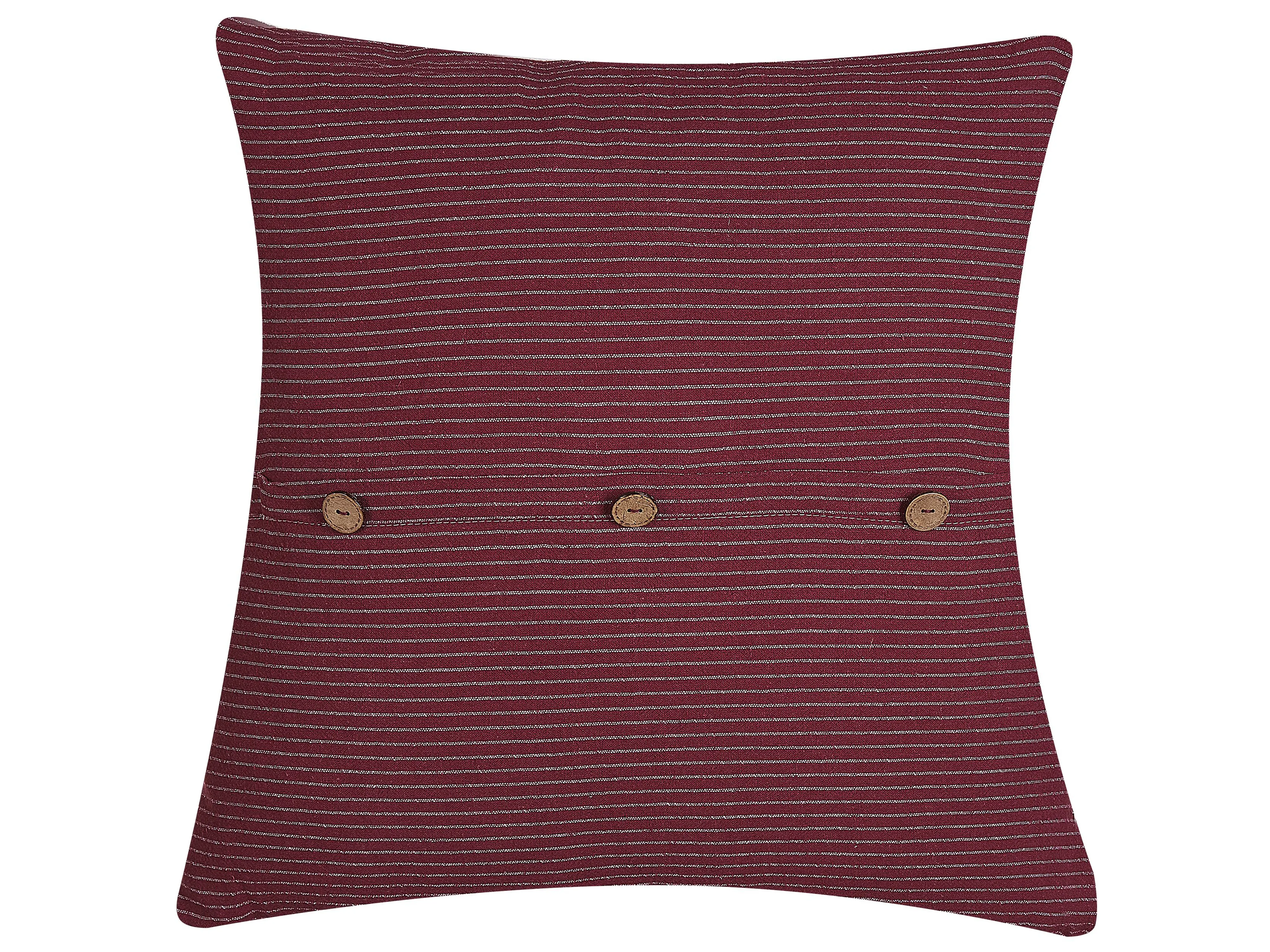 Throw Cushion CAMPANULA 45 x 45 cm Red Solid