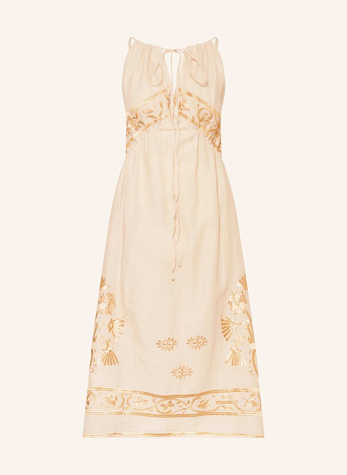 Greek Archaic Kori Strandkleid CRETE mit Glitzergarn