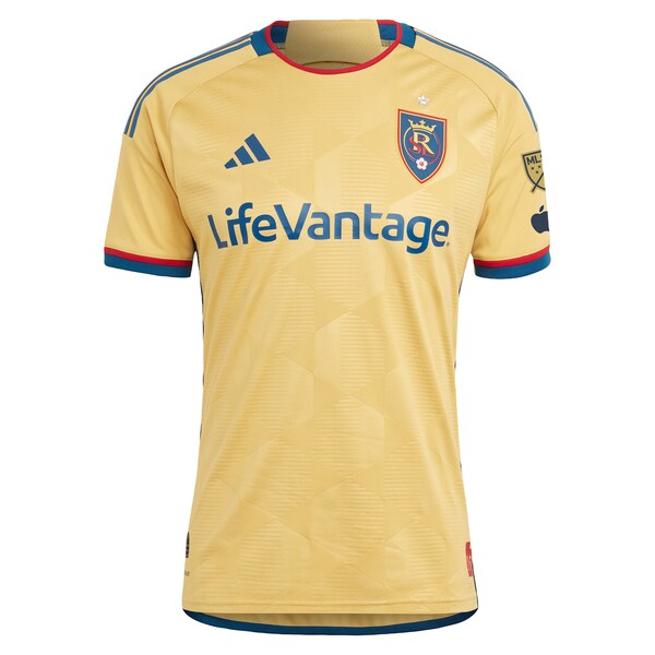 Justen Glad Real Salt Lake adidas 2024 The Beehive State Kit Authentic Player Jersey - Gold