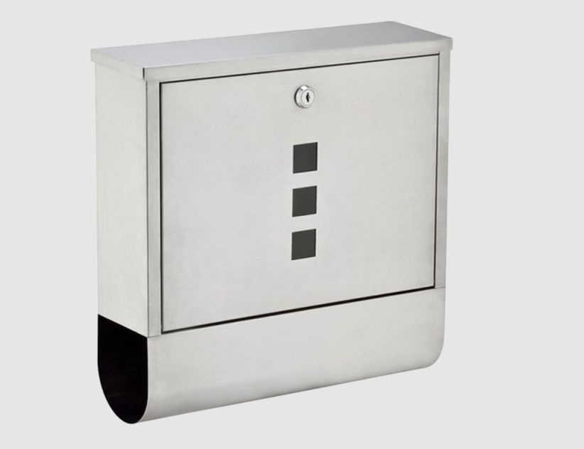 Briefkasten mit Zeitungsfach