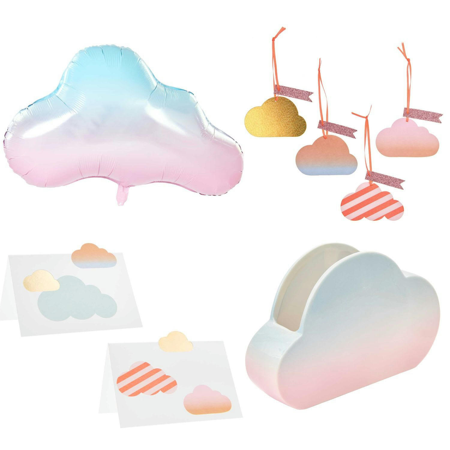 - Kit fête d'anniversaire nuage
