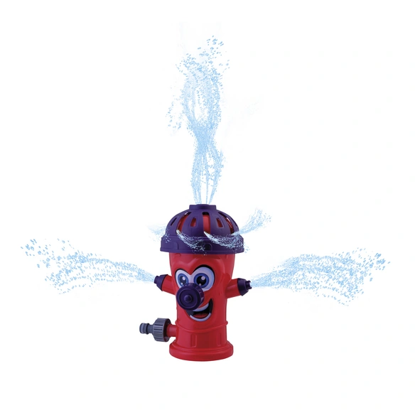 Wassersprinkler, rot/violett, Kunststoff, BxL: 14 x 20 cm