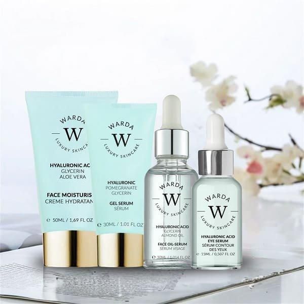 WARDA Skin Hydration Boost Hyaluronic Acid Full Face Anti-Aging Set