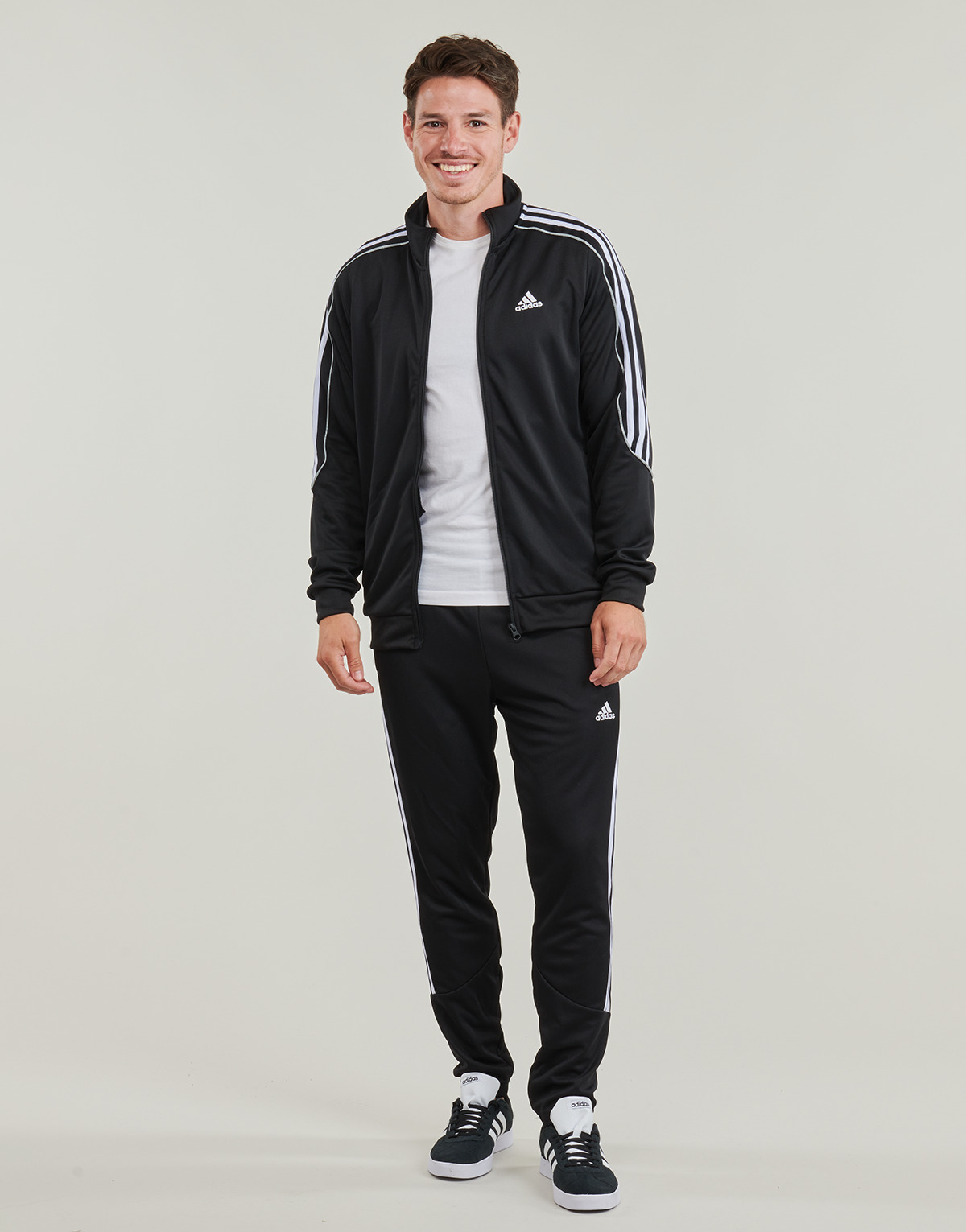 adidas - Sportswear 3-Stripes Doubleknit Track Suit - Black