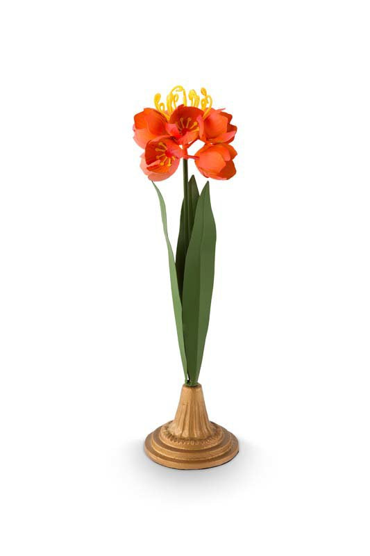Pip Studio Bloemen - Metaal - Oranje - 40cm