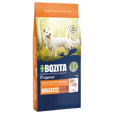 Bozita Original Adult Sensitive Skin & Coat with Salmon & Rice - Wheat-Free