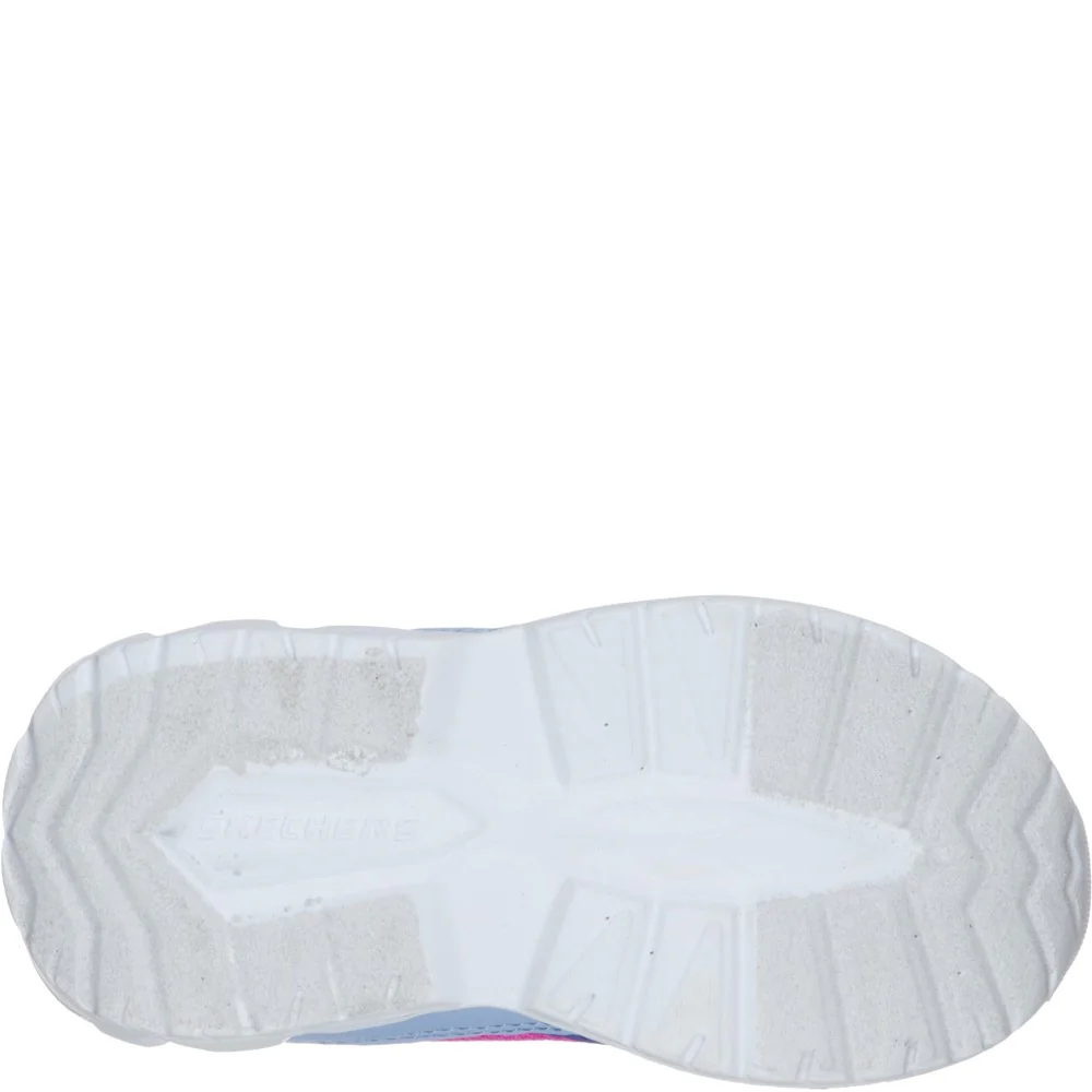 Skechers S Lights Magna-Lights Goal Achiever Touch Fastening Trainer