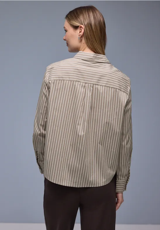 Gestreifte Hemdbluse