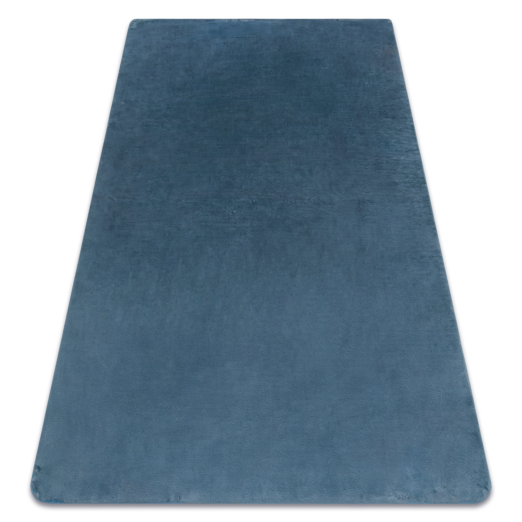 Dywan POSH Shaggy niebieski gruby, pluszowy, antypoślizgowy, 50x80 cm