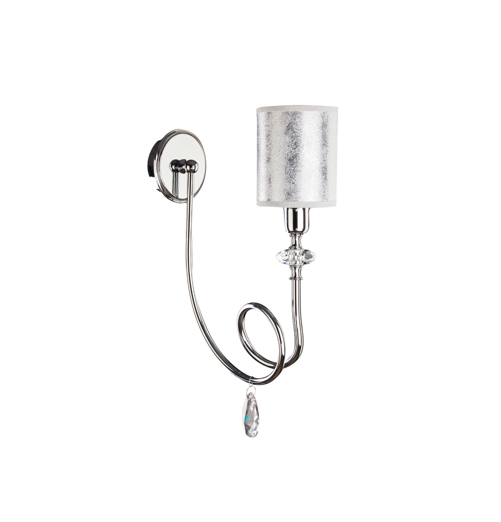 Kinkiet ścienny DELFINA chromowany srebrny 1 x E14 x 11W IP20 Jupiter