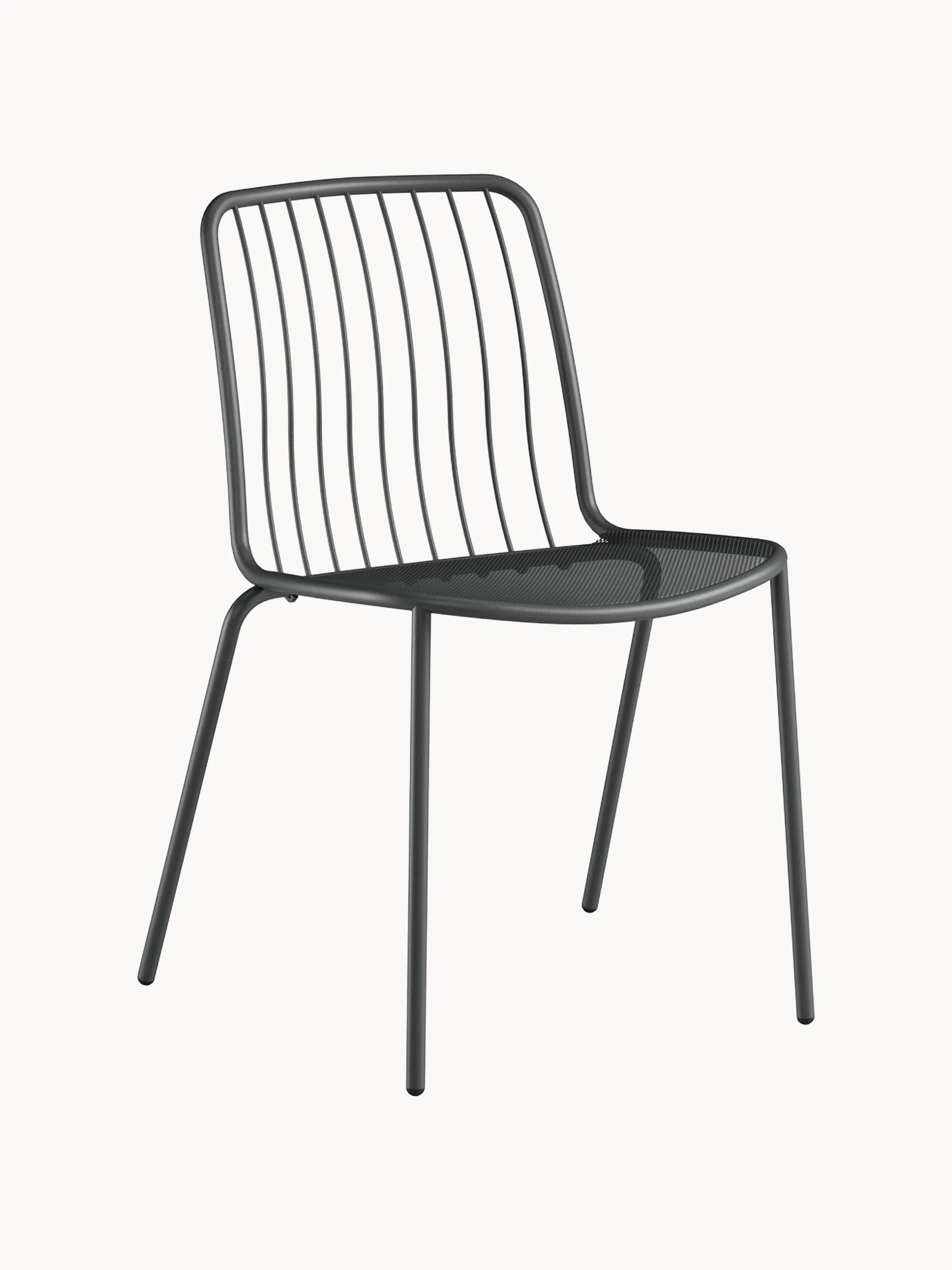 Stapelbare Gartenstühle Alisea, 2er-Set