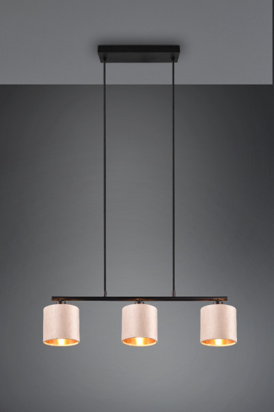 Lampa wisząca kremowo-złota JULIETA 3xE14x40W wym: 150x66x12 cm Trio