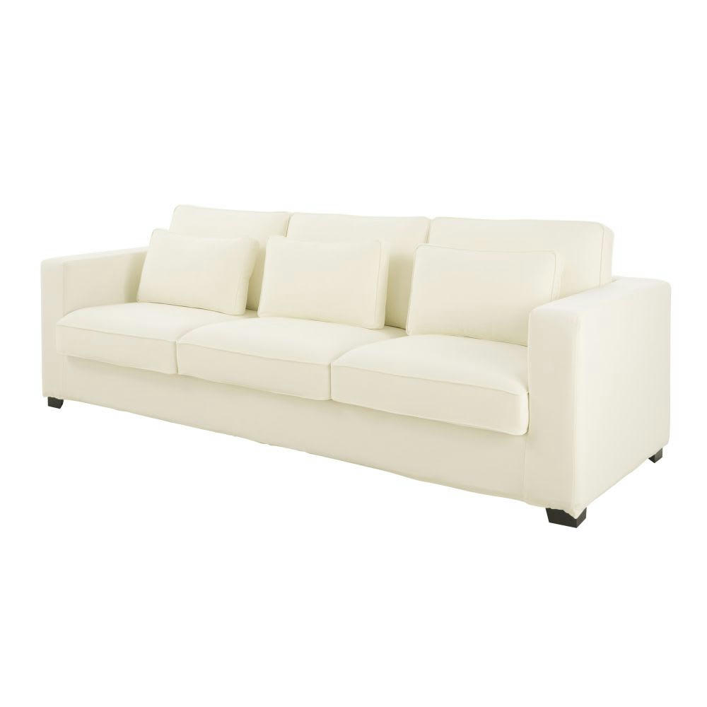 Milano - Canapé 3/4 places ivoire