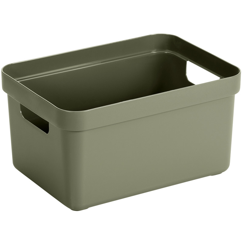 Box de rangement Sigma Home vert foncé 13 L SUNWARE