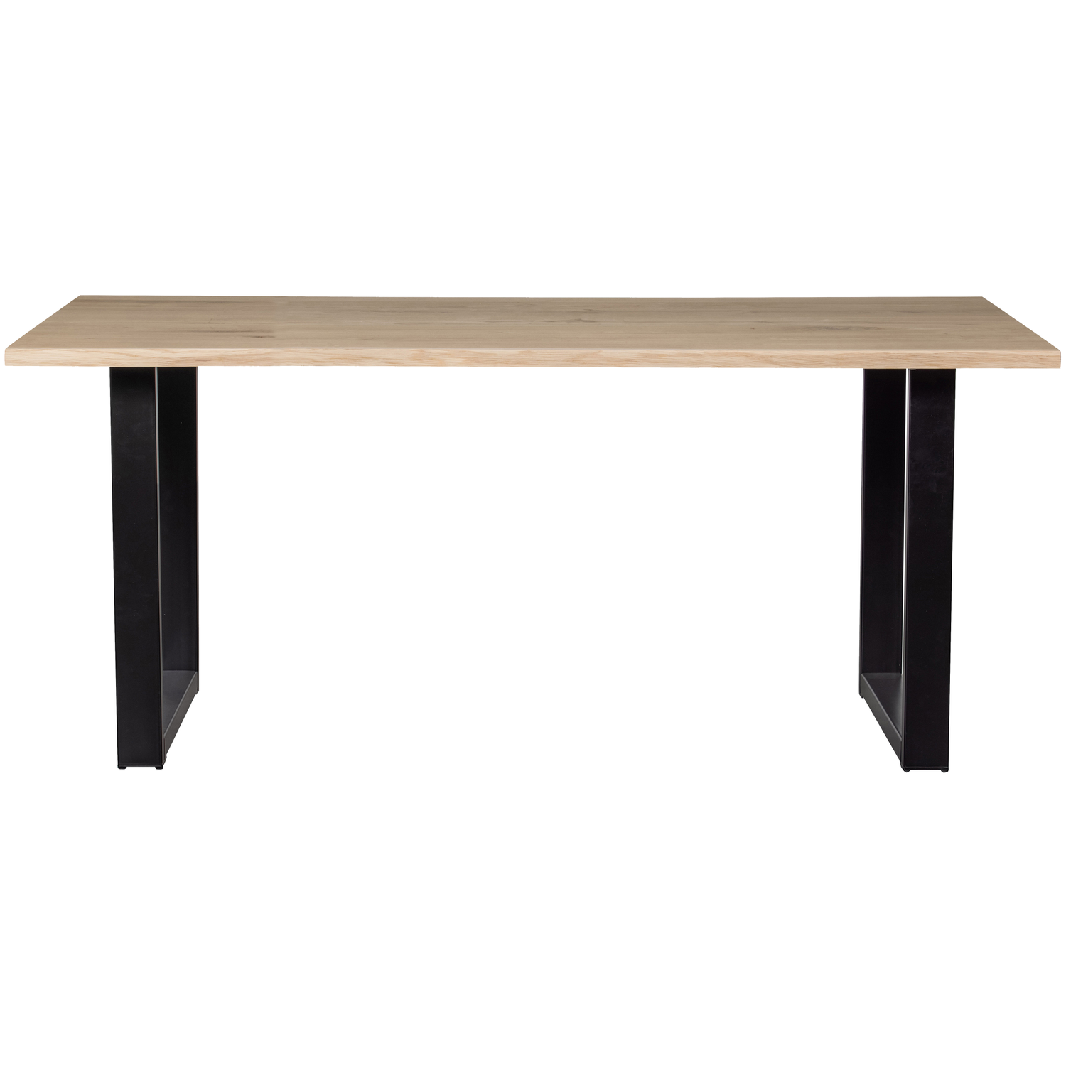 WOOOD boomstam tafel met u-poot Tablo - Eiken - 75x180x90