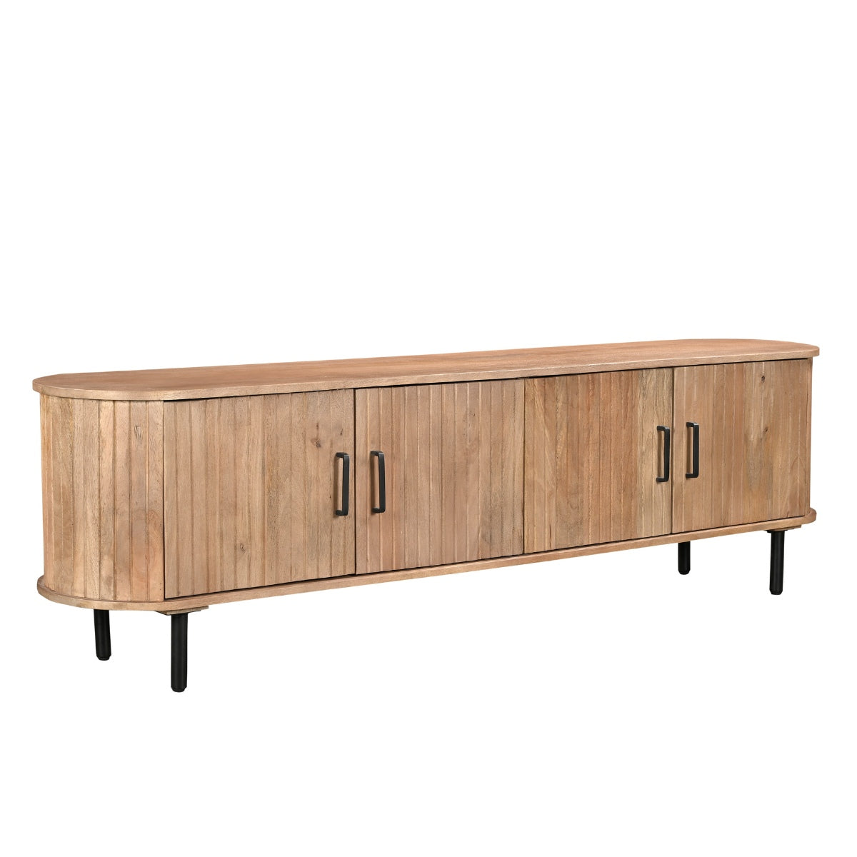 Giga Meubel Tv-meubel Merel - Naturel Mangohout - 200x46x56cm