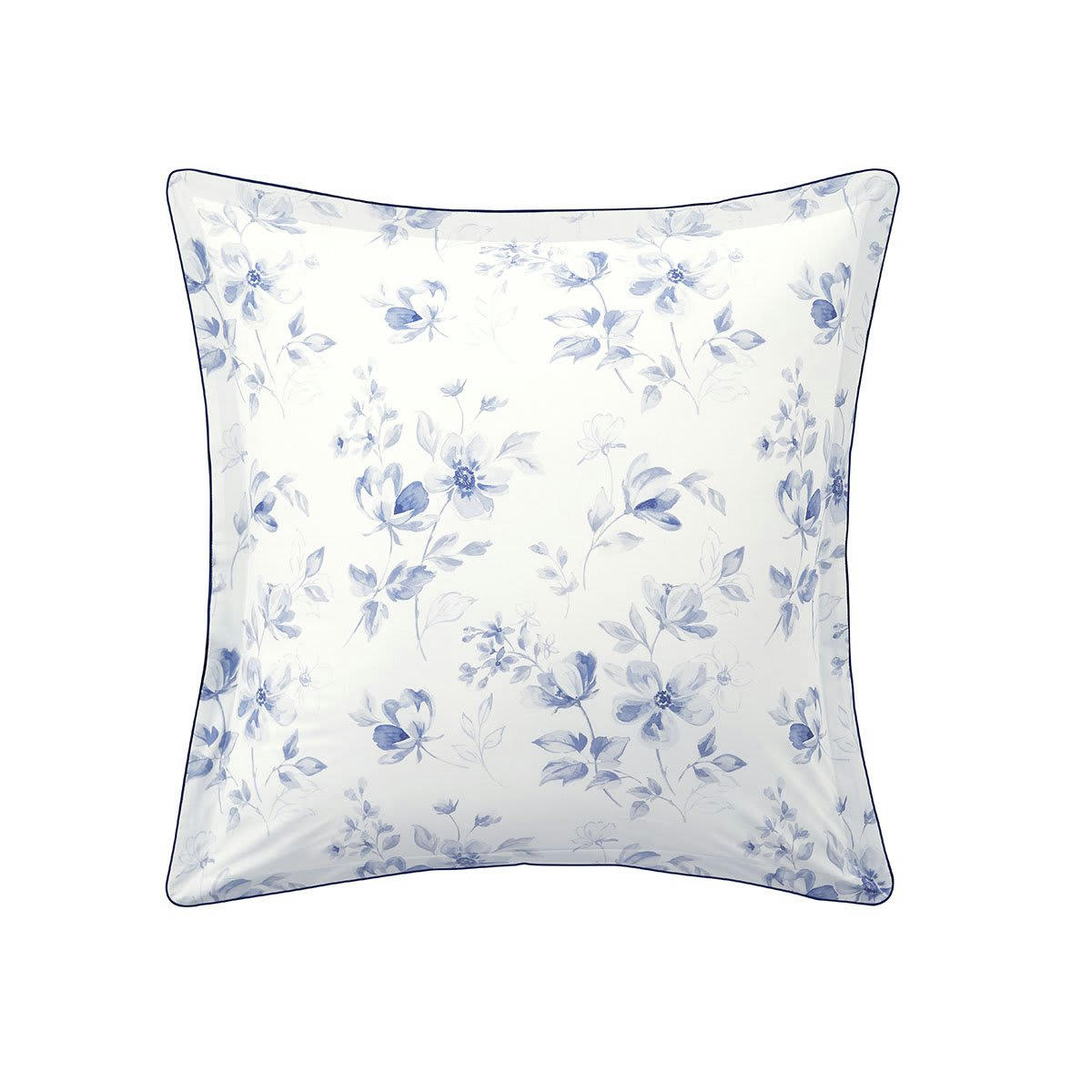 PASSÉ PRÉSENT - Taie d'oreiller coton blanc 65x65 cm