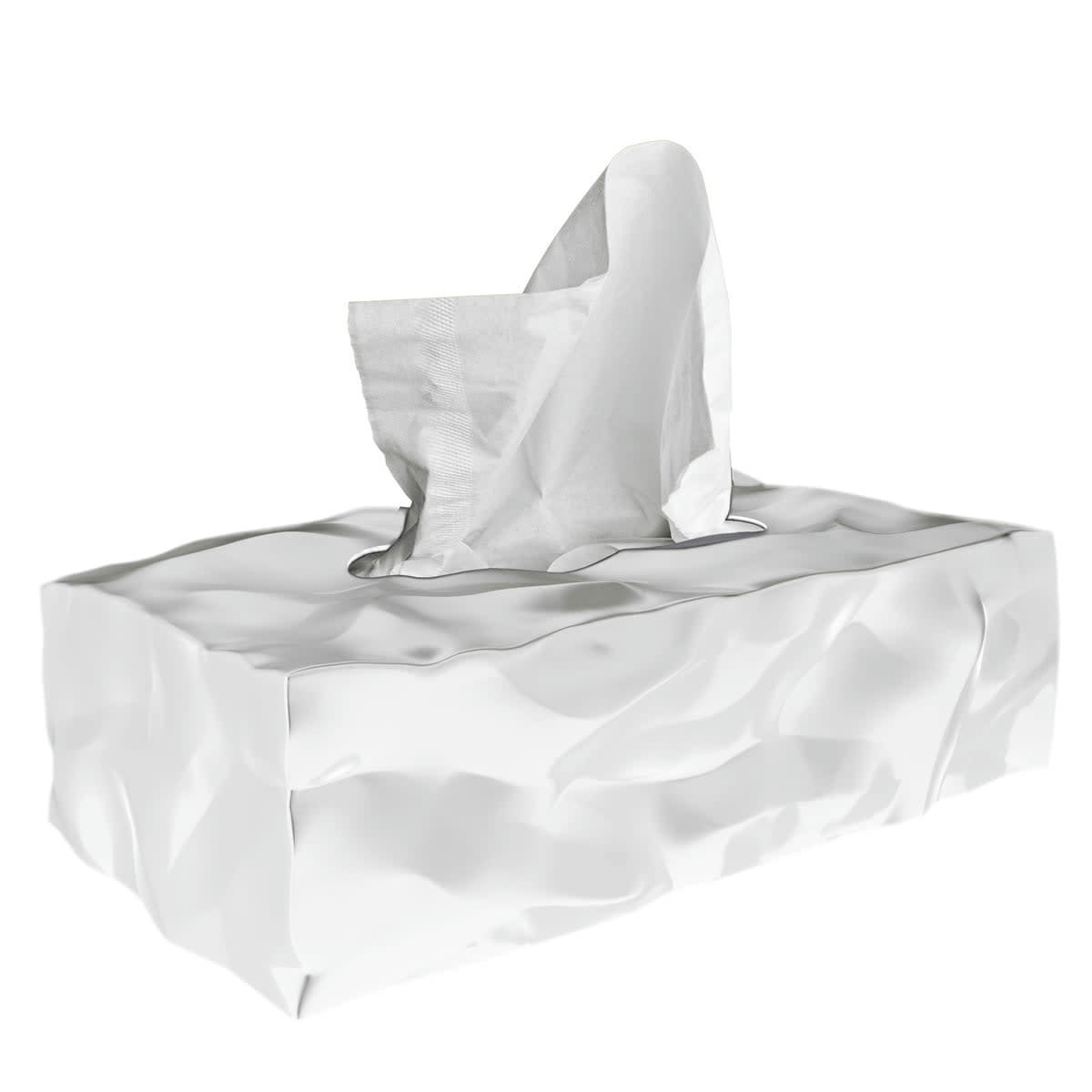 WIPY 2 - Distributeur de mouchoirs rectangulaire blanc