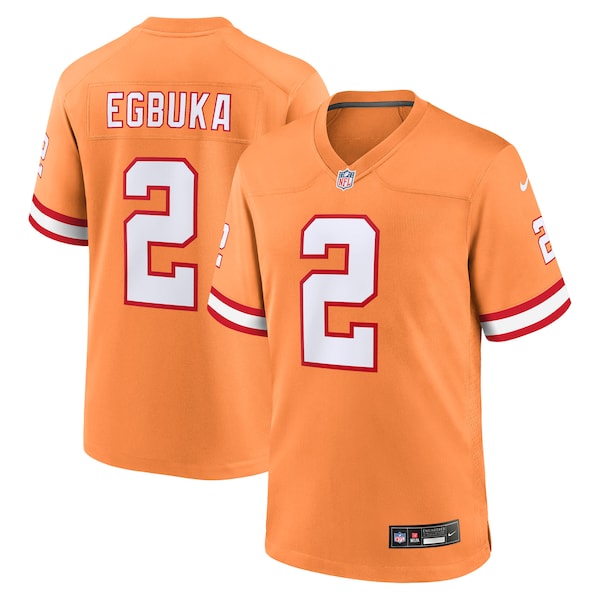 Youth Emeka Egbuka  Tampa Bay Buccaneers Nike Alternate 2  Game Jersey -  Creamsicle
