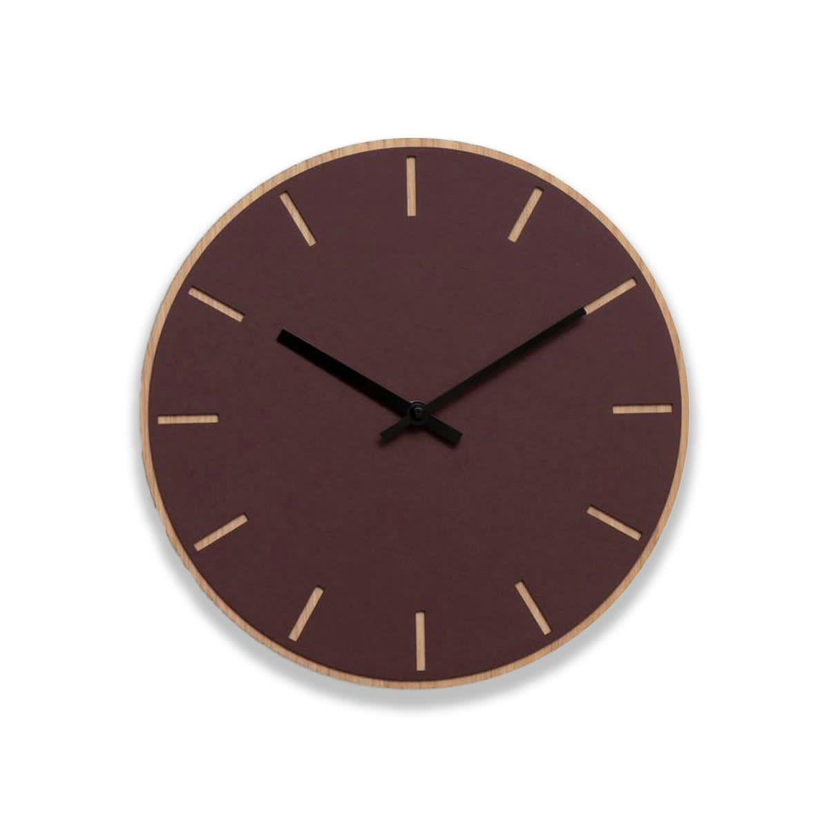 - Horloge murale en linoléum rouge D28cm