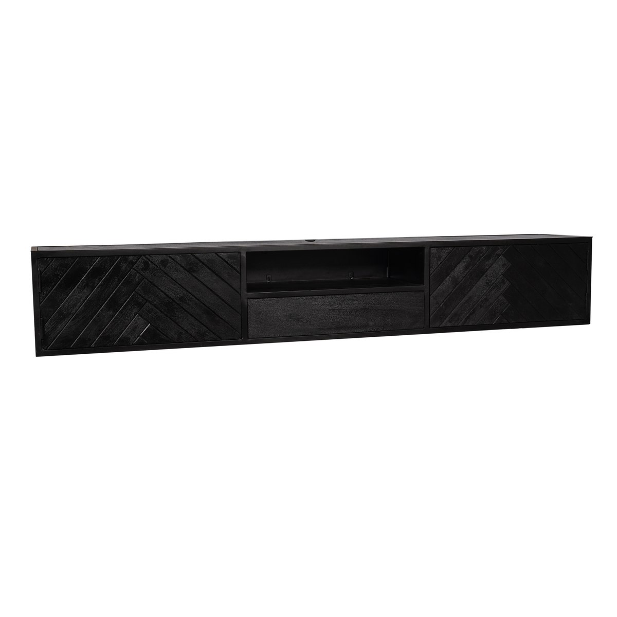 Starfurn tv meubel New York - zwart - 35x240x33cm
