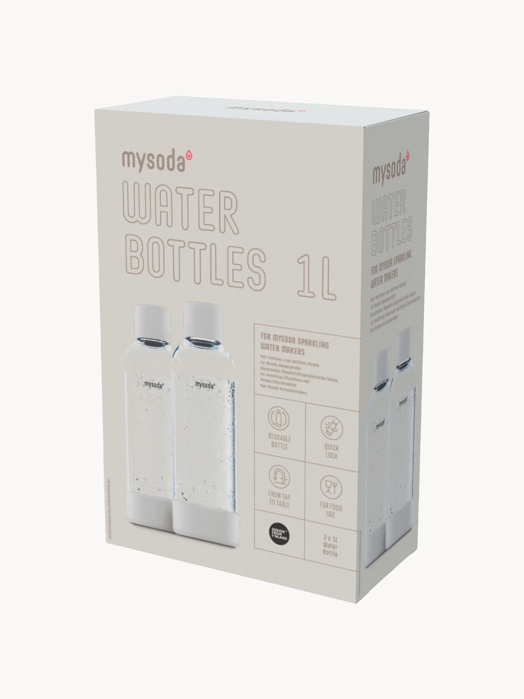 Wasserflaschen Basic, 2er-Set
