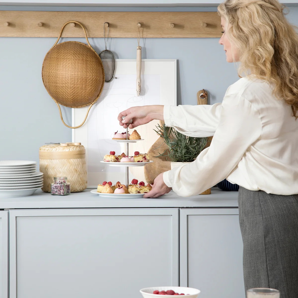 Kähler Design - Hammershøi Etagere Ø 28 cm, weiß