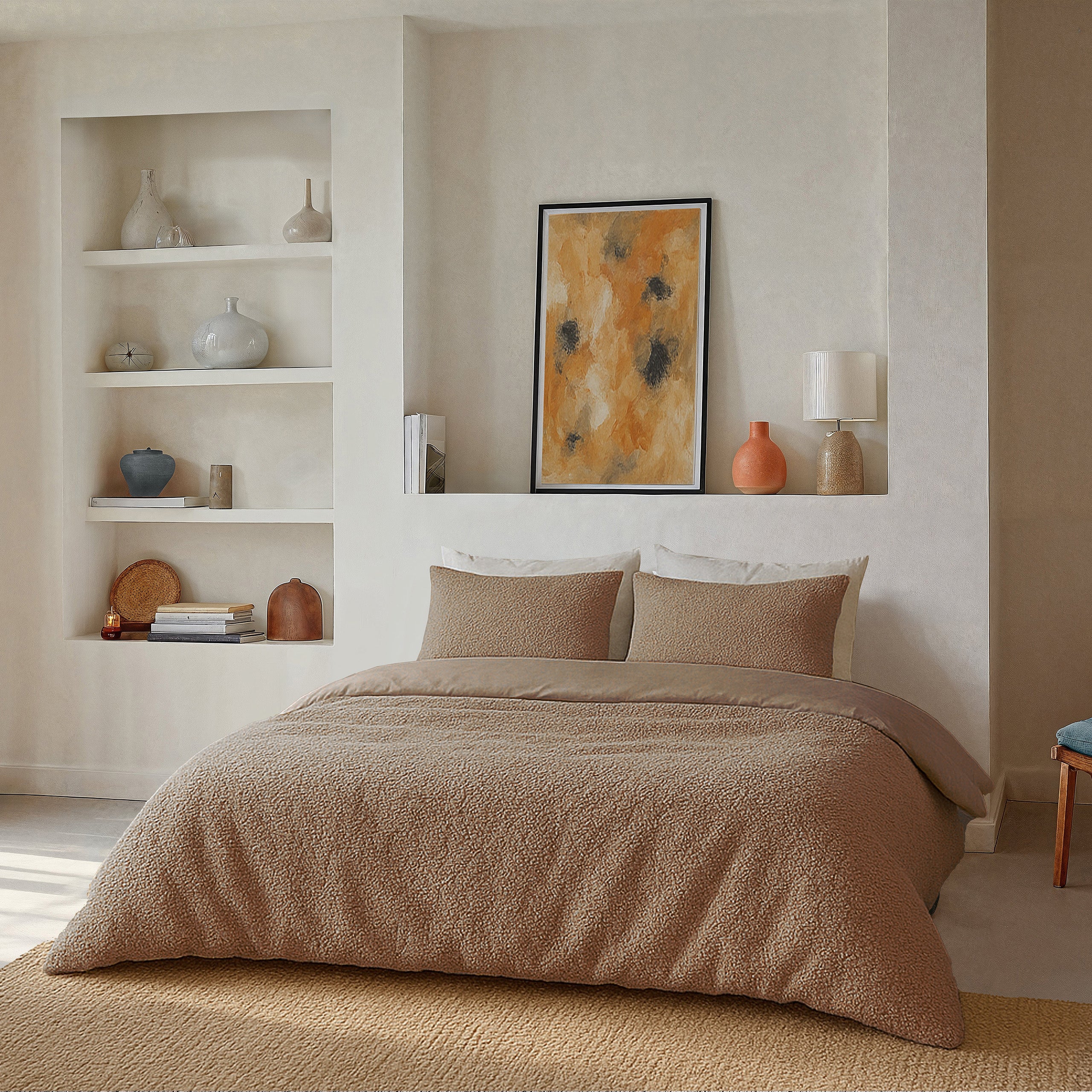 Byrklund Soft & Fluffy Dekbedovertrek 140 x 220 cm - Taupe