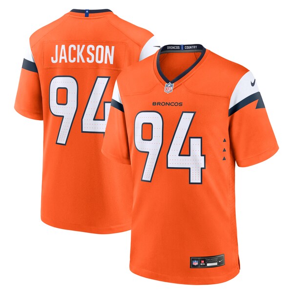 Jordan Jackson Denver Broncos Nike Team Game Jersey -  Orange