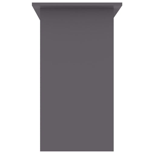 NNEVL Desk Grey 80x45x74 cm Chipboard
