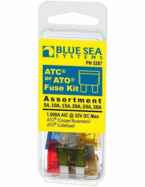 Attwood Blue Sea Systems ATC Fuse Kit, Assorted Lighting Parts, 6-pc