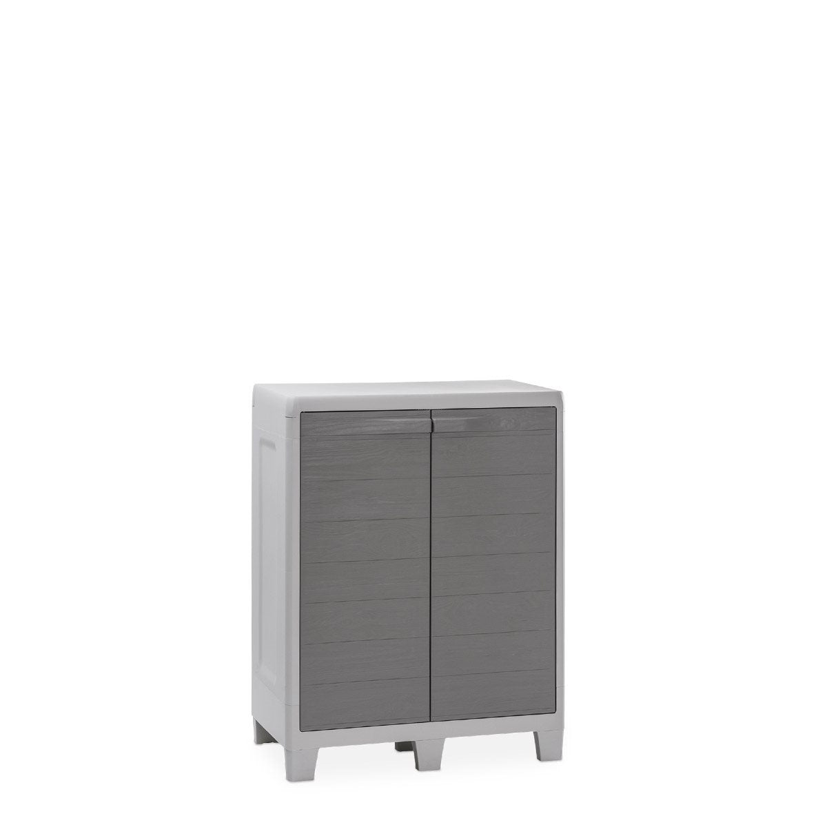 Toomax Woody's XL opbergkast laag - lichtgrijs donkergrijs