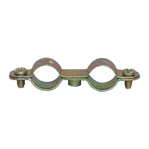 Collier double de plomberie bichromaté 20 boite de 100 - ULTIMA - 200020P