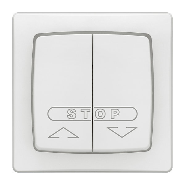 Double poussoir en saillie pour volets roulants - LEGRAND - 086010L