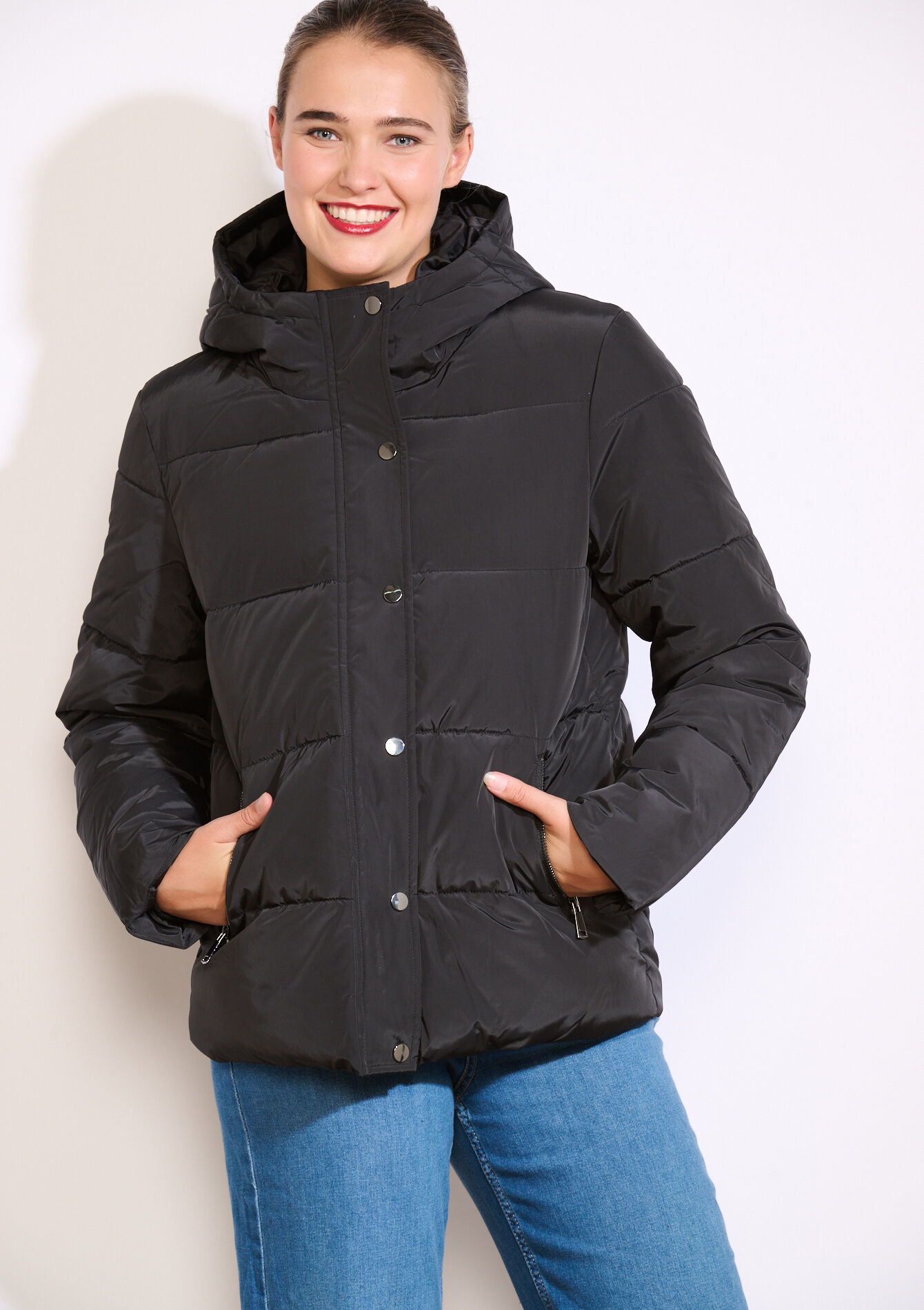 Korte gewatteerde puffer