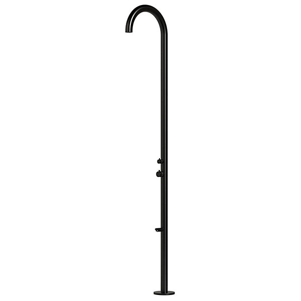 Eau Chaude Et Froide Douche Exterieure Douche Sined Quartu Olbia Noir