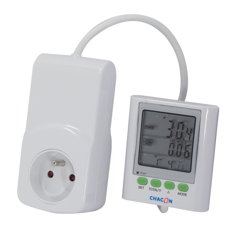 Compteur de consommation avec écran déporté CHACON